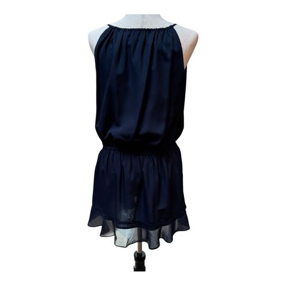 Likely Navy Halter Wedding Guest Blouson Dress Size 0 - Picture 3 of 8